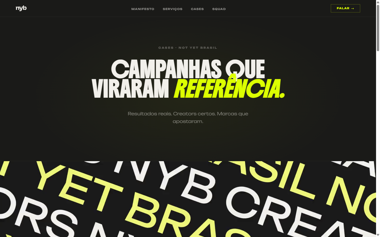 Cases da NYB — campanhas que viraram referência