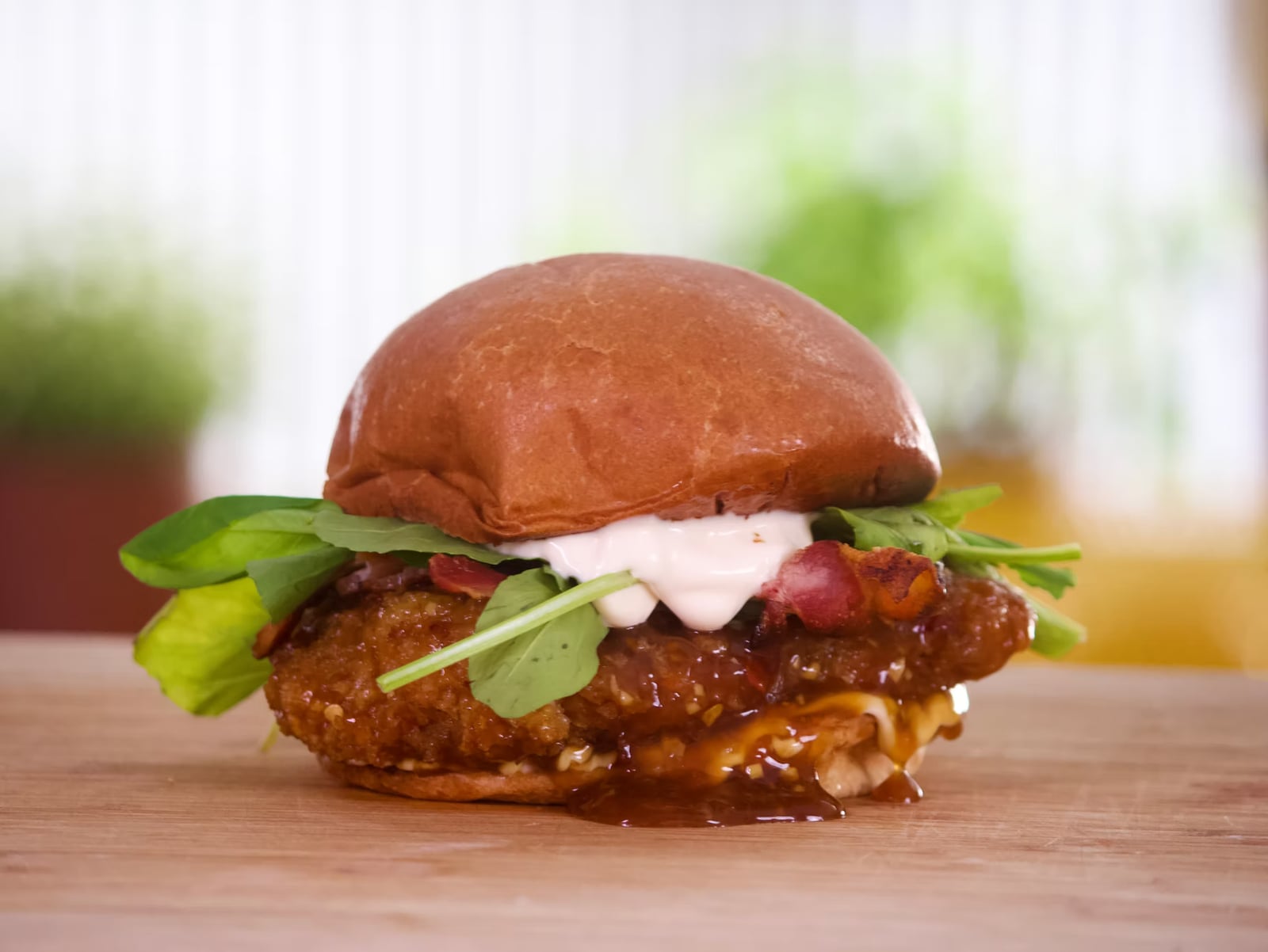 Sanduíche de frango crocante na air fryer
